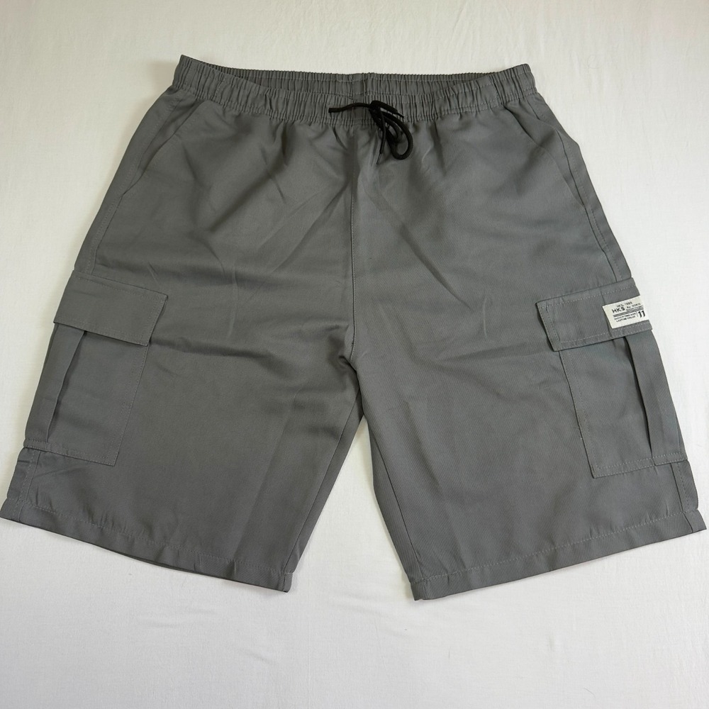 HKS by Boris Cargo Gray Shorts Mens Extra Large High Rise